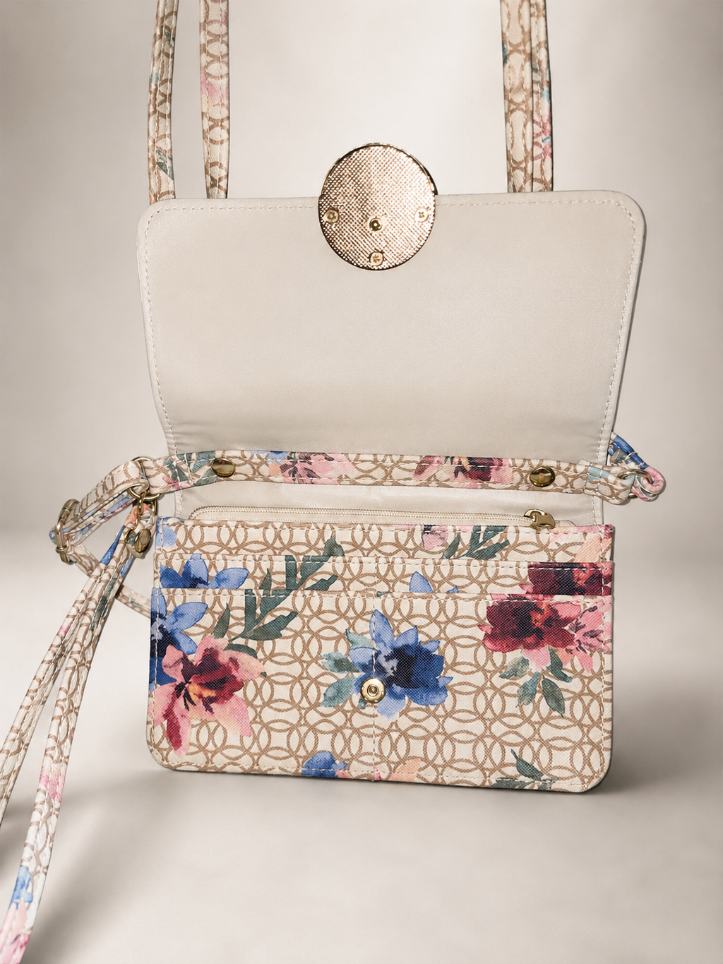 Floral Crossbody Shoulder Bag