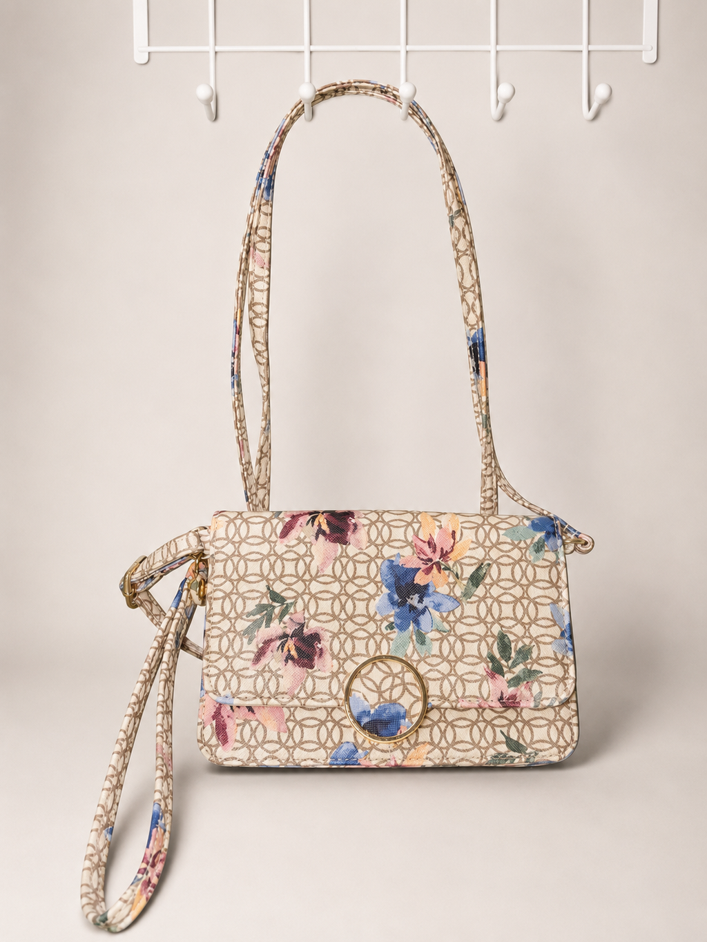 Floral Crossbody Shoulder Bag