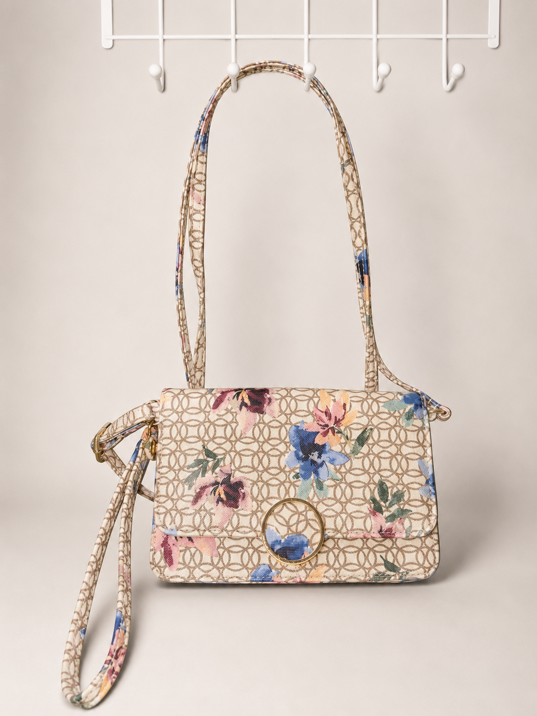 Floral Crossbody Shoulder Bag