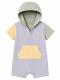 Polo Ralph Lauren Baby Hooded Colorblock Romper