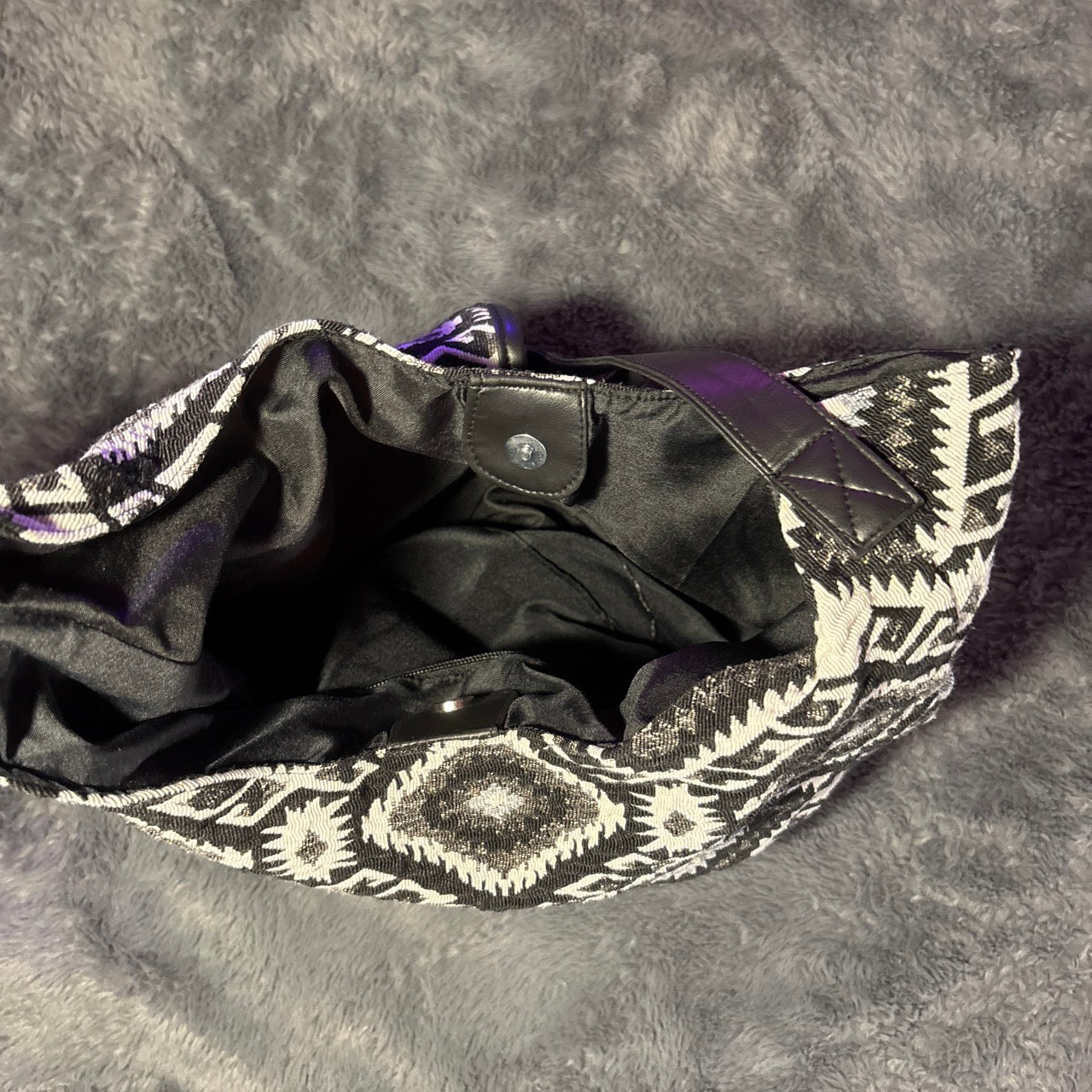 Aztec print bag