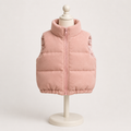 Girls Blush Pink Puffer Vest