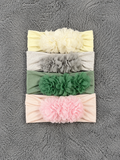 Baby Girl Blossom Knot Headband Set