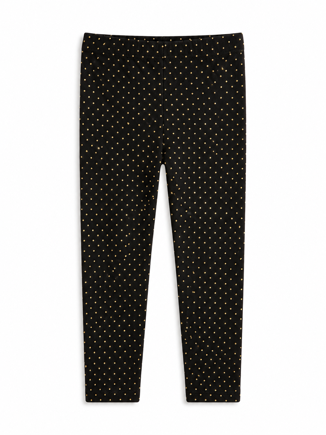 Gold Dot Leggings for Girls Everyday Wear
