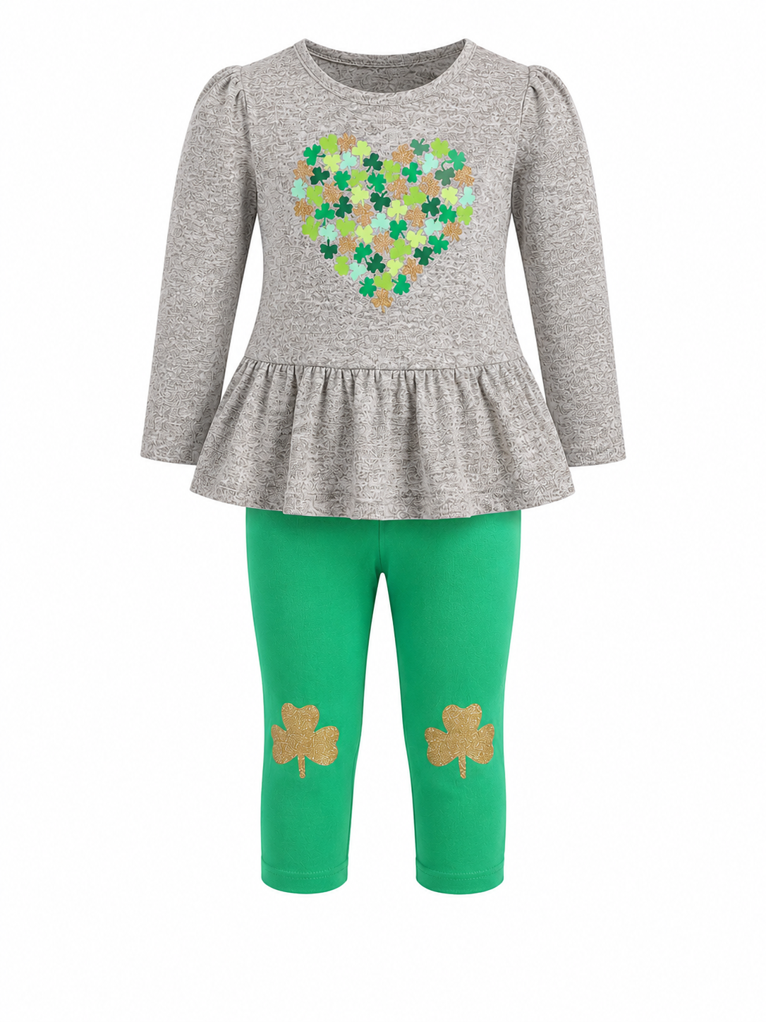 Lucky Charm Peplum Set