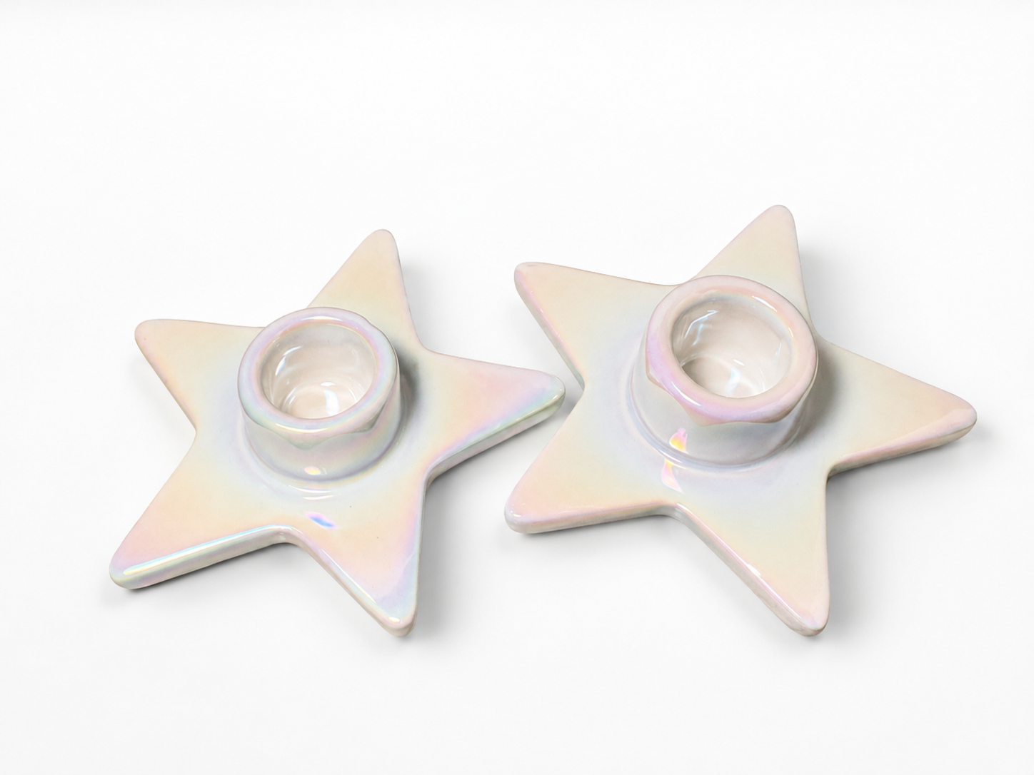 Starlight Ceramic Candle Holder