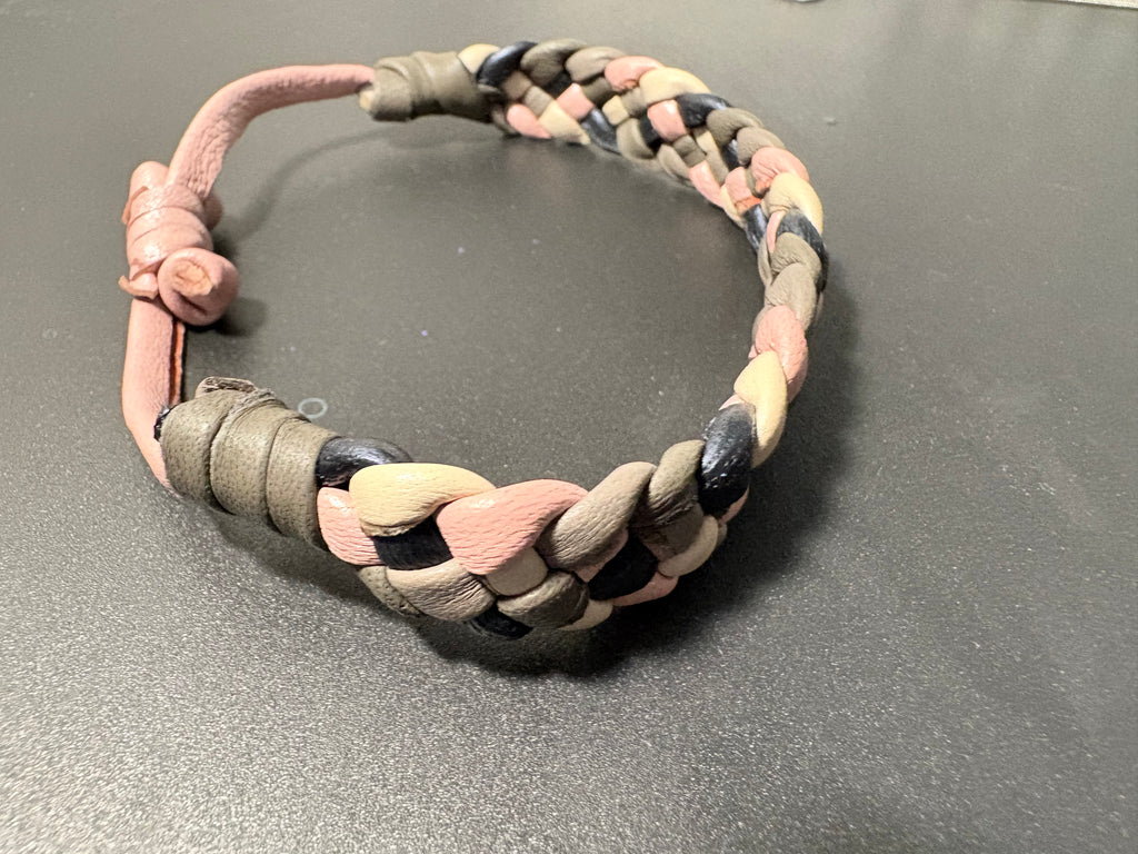 Braided Leather Adjustable Bracelet
