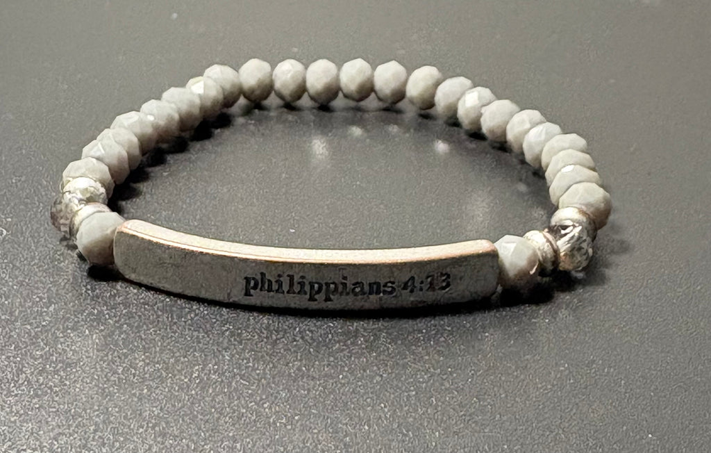 Philippians 4:13 Faith Bracelet