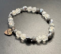 Erimish Crystal & Hematite Stretch Bracelet