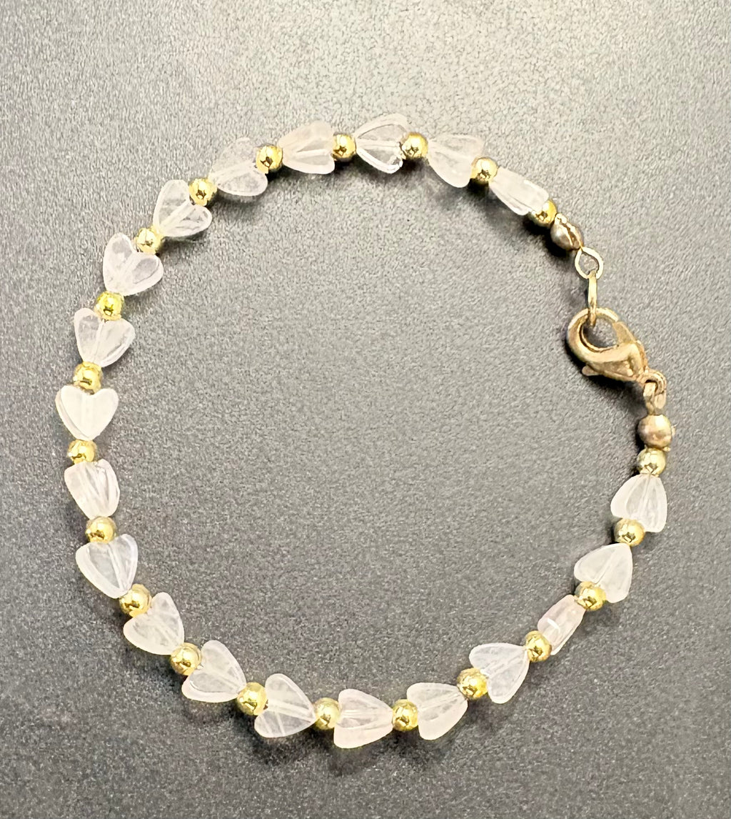 Rose Quartz Chip Bracelet