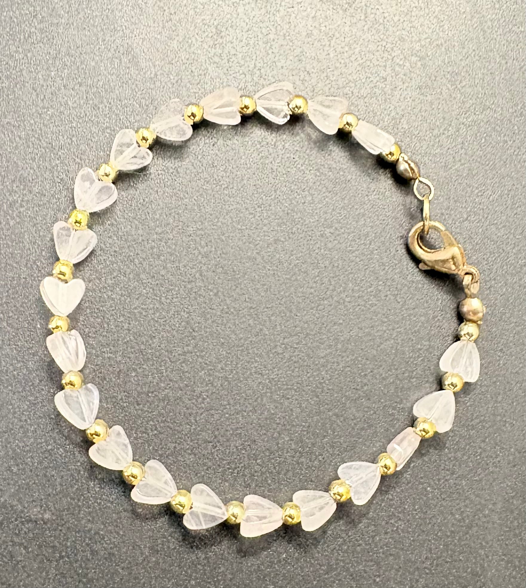 Rose Quartz Chip Bracelet