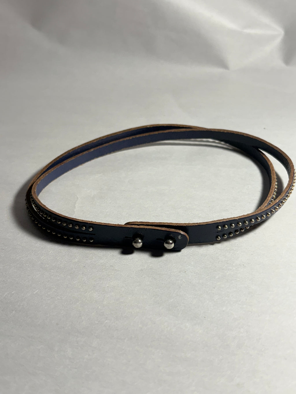 Studded Leather Wrap Bracelet Set
