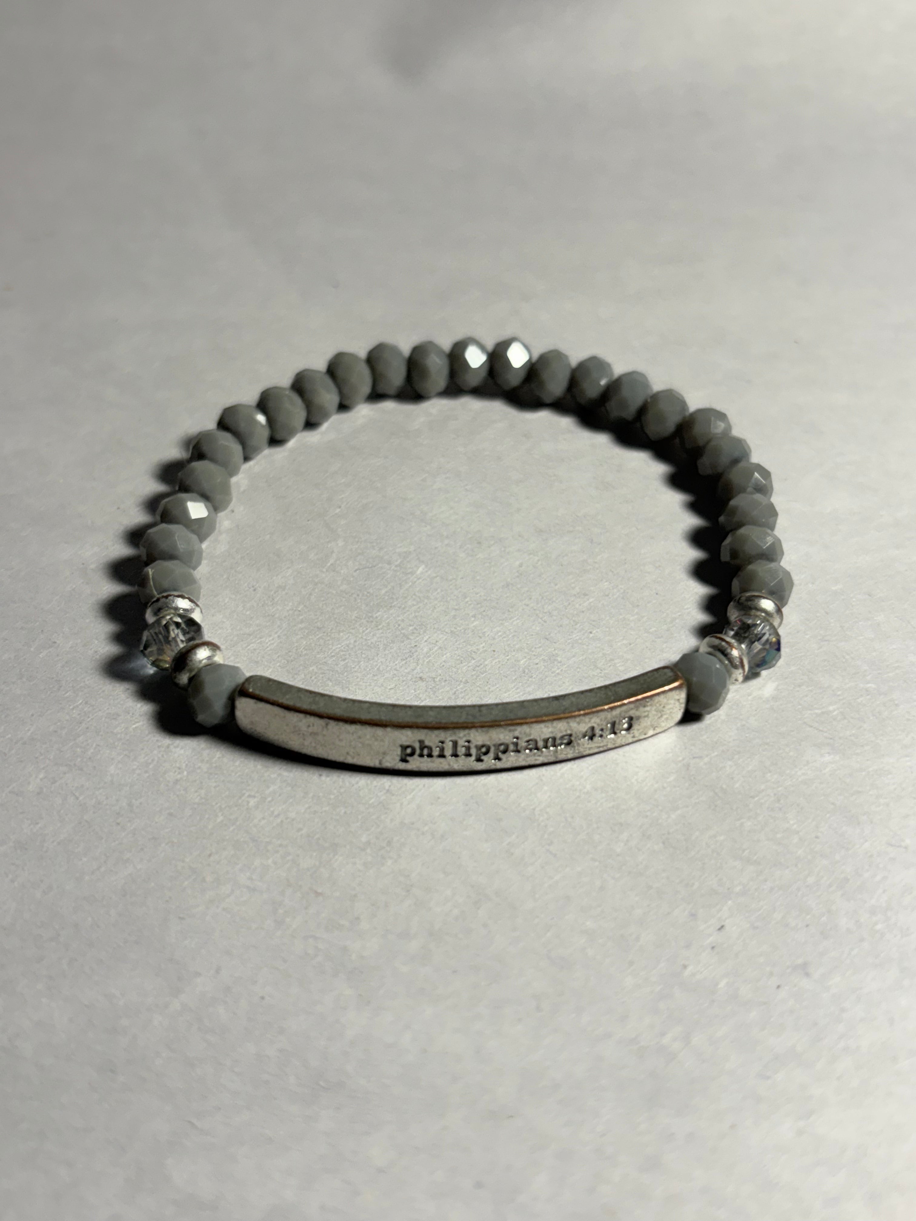 Philippians 4:13 Faith Bracelet