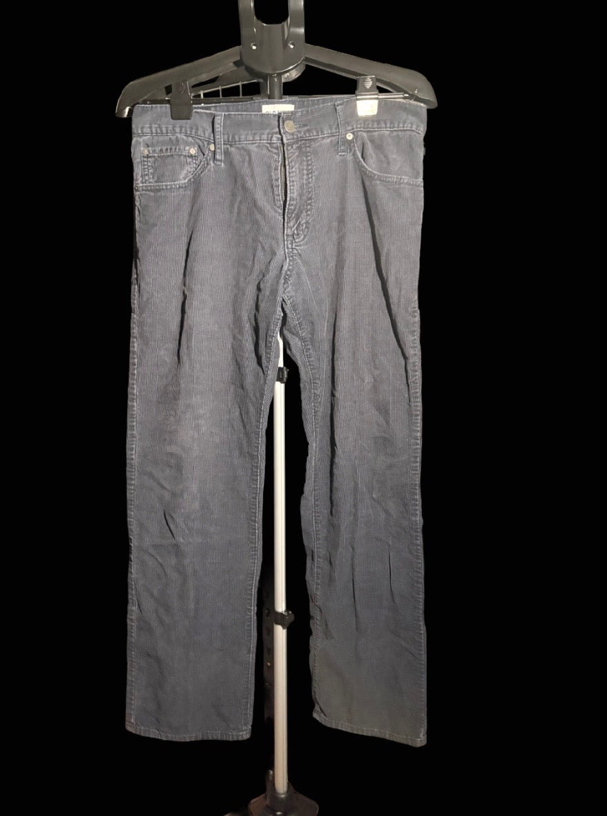Dark blue corduroy pants