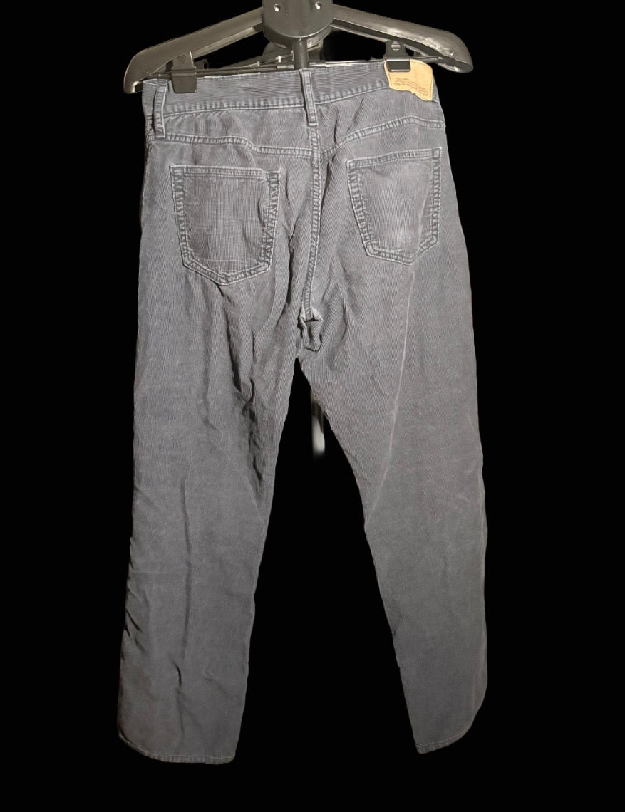 Dark blue corduroy pants