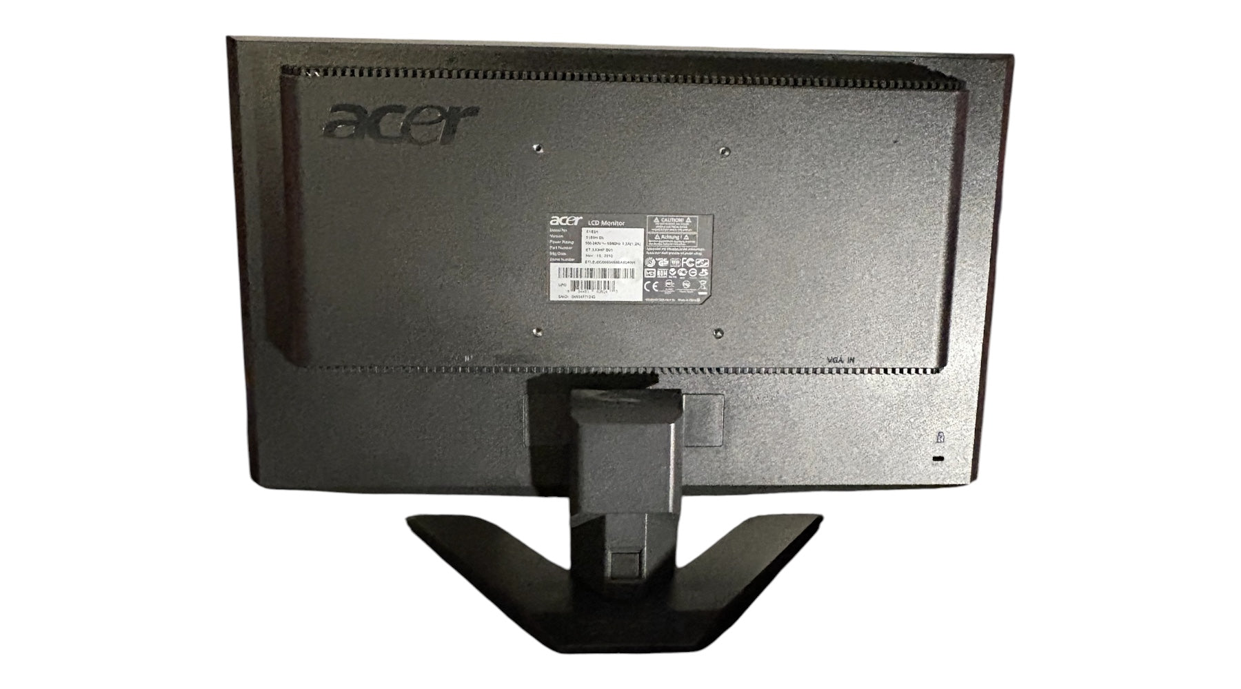 2010 Acer monitor