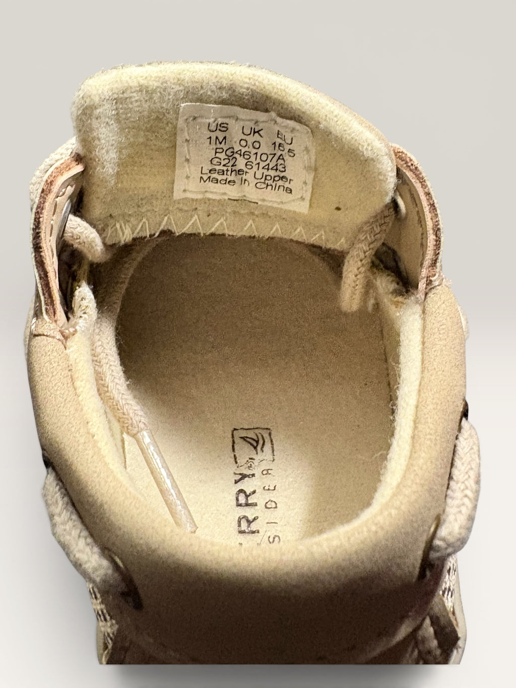Sperry Top-Sider Infant Boat Shoes - Cream