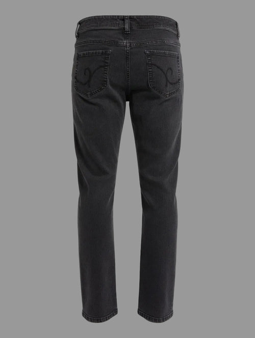 Black denim jeans