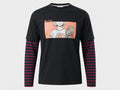 Midnight Heart Layered Graphic Tee